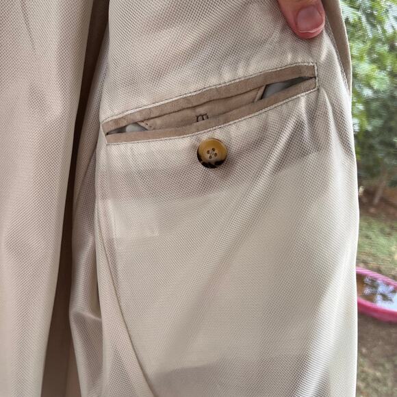 Gimo's Leatherwear Men's Italian Suede Jacket Beige Size L - Picture 6 of 13